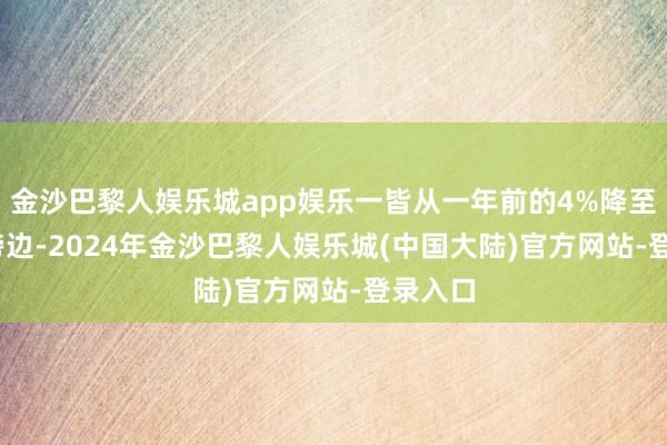 金沙巴黎人娱乐城app娱乐一皆从一年前的4%降至3.5%傍边-2024年金沙巴黎人娱乐城(中国大陆)官方网站-登录入口