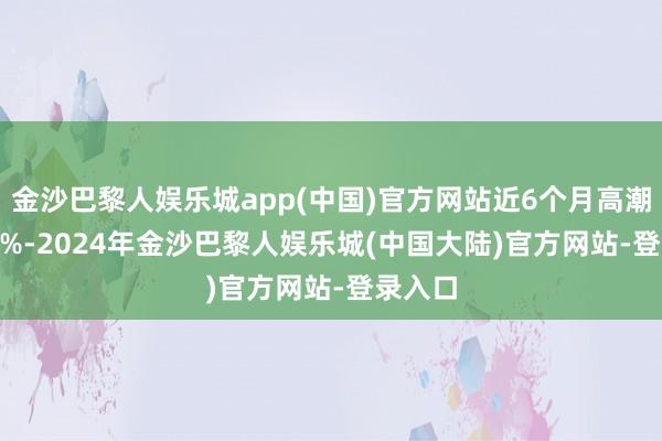 金沙巴黎人娱乐城app(中国)官方网站近6个月高潮17.69%-2024年金沙巴黎人娱乐城(中国大陆)官方网站-登录入口