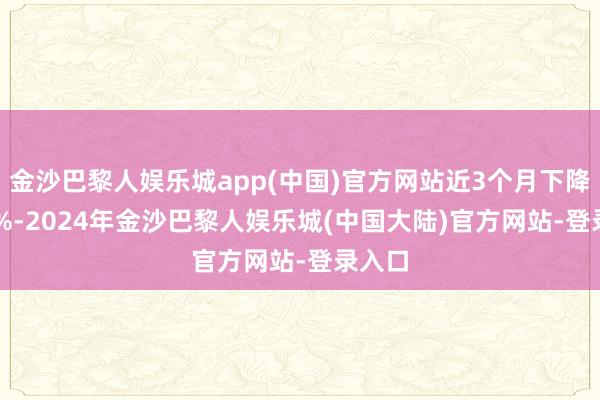 金沙巴黎人娱乐城app(中国)官方网站近3个月下降1.16%-2024年金沙巴黎人娱乐城(中国大陆)官方网站-登录入口