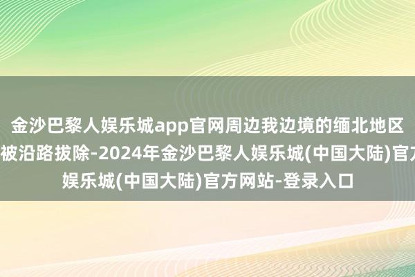 金沙巴黎人娱乐城app官网周边我边境的缅北地区限制化电诈园区被沿路拔除-2024年金沙巴黎人娱乐城(中国大陆)官方网站-登录入口